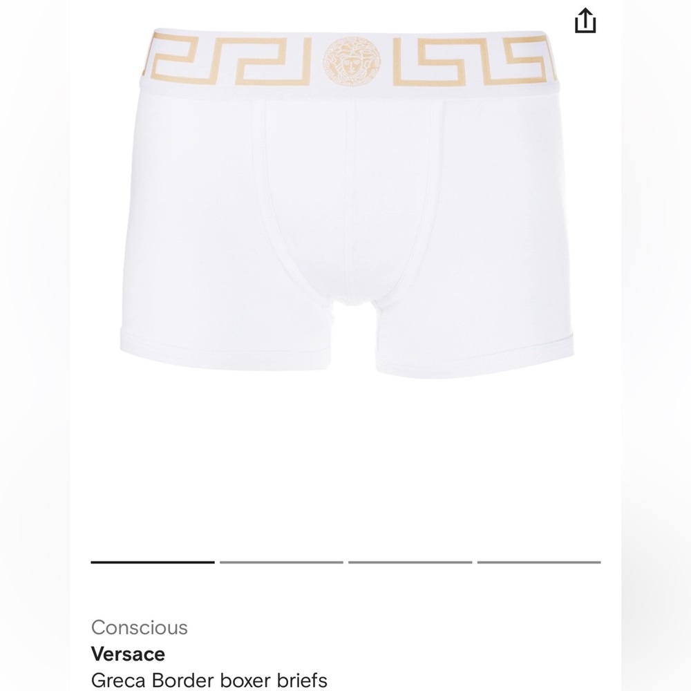 Versace white boxers US L